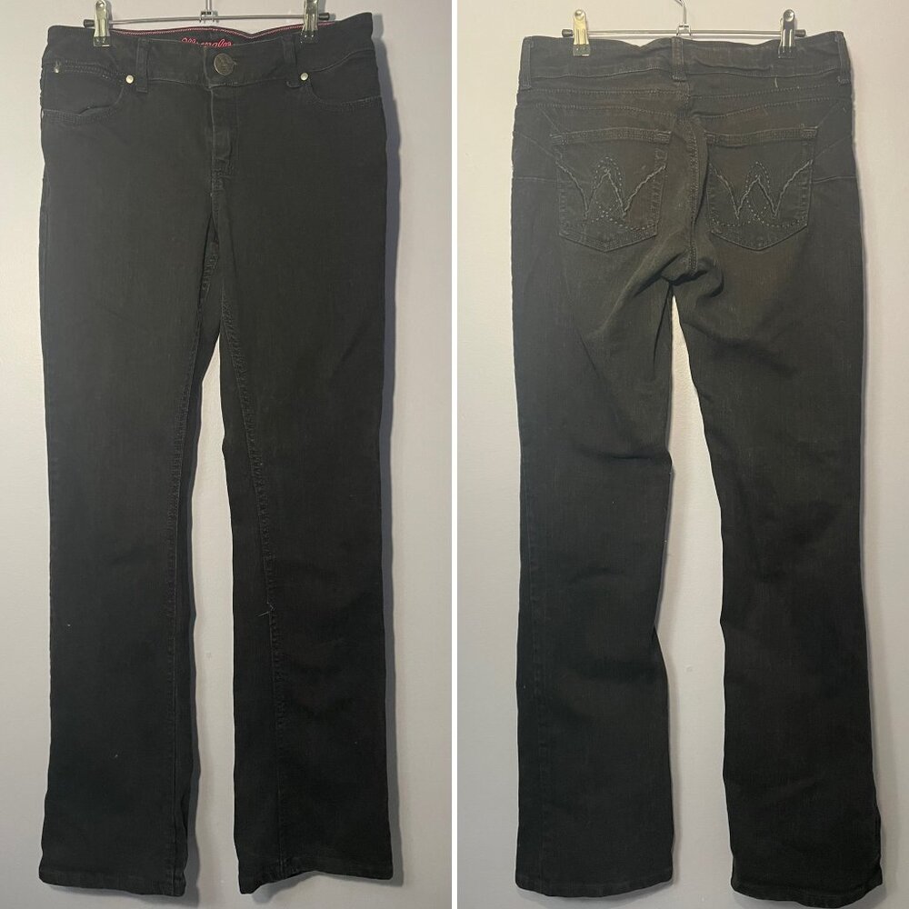 Womens 9/10 x 34 Black Wrangler Jeans